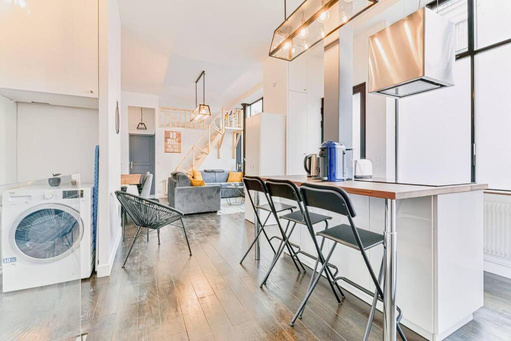 Renovated Design Apartment In Montparnasse ปารีส ภายนอก รูปภาพ